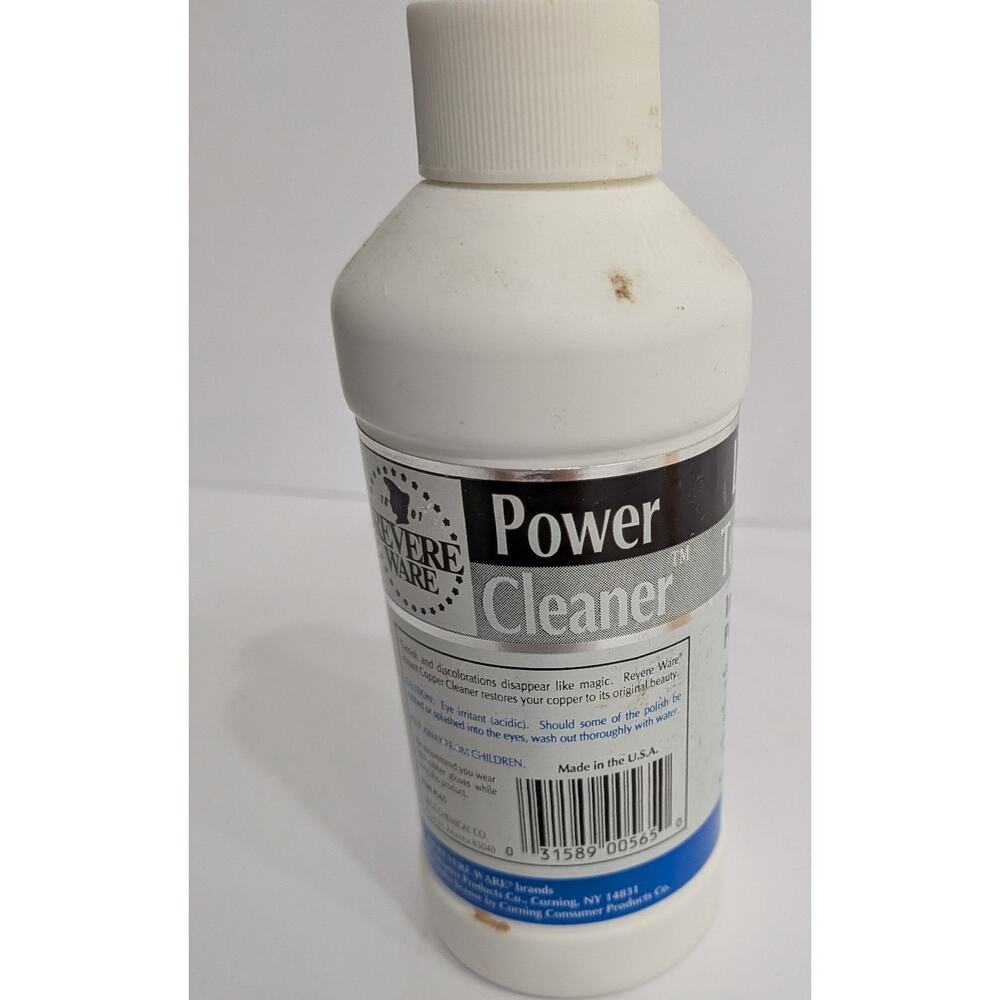 Vintage Revere Ware Lite Touch Instant Copper Polish Power Cleaner 8 Oz